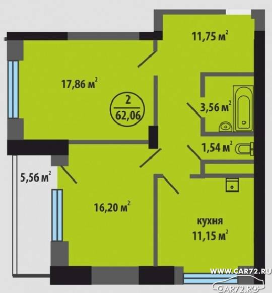 Сколько комнат в квартире преображенского