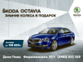 ŠKODA OCTAVIA с комплектом зимних шин!