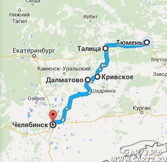 Талица тюмень карта