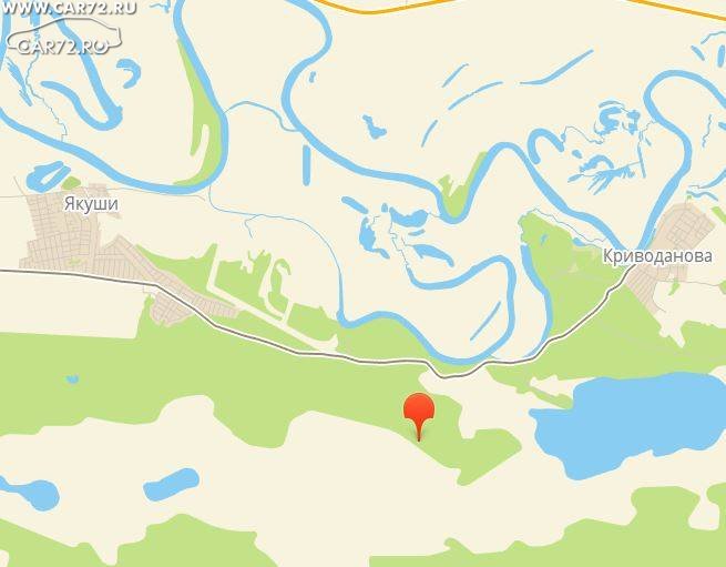 Криводаново тюмень карта