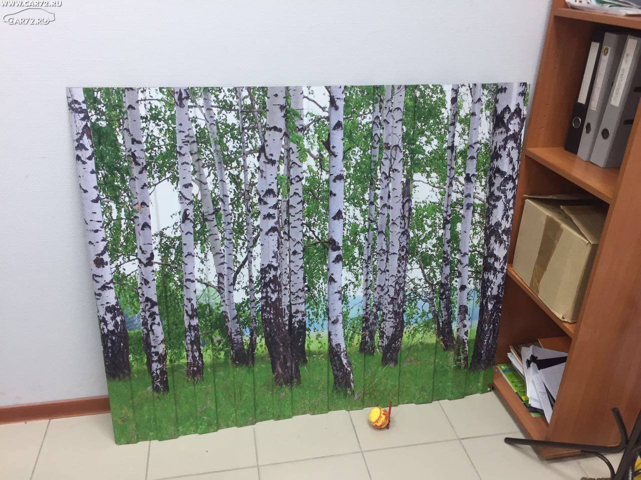 Тенты на заборы с рисунком
