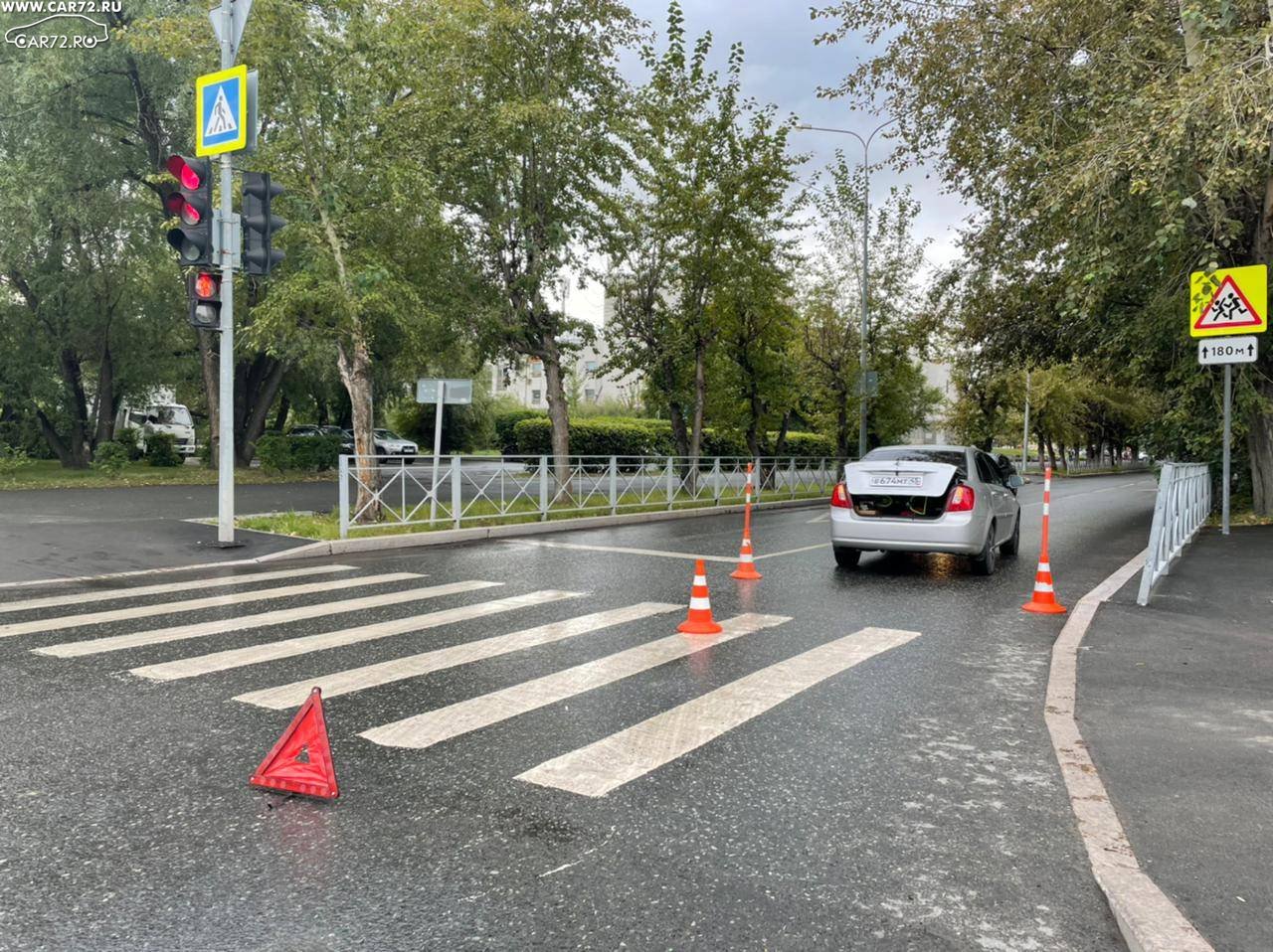 перестроение перед пешеходным переходом