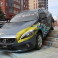 Volvo V40 на «Литературном бульваре» был разрисован под фрагмент сказки