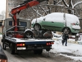 По ночам эвакуаторы будут увозить припаркованные авто для уборки улиц от снега