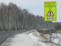 На аварийных участках тюменских дорог появятся предупреждающие аншлаги