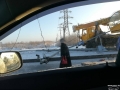 На ул. Алебашевской автокран сбил столб с камерами ГИБДД и женщину