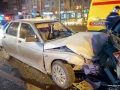 Ночное ДТП: три автомобиля столкнулись на перекрестке улиц Республики и Мельникайте