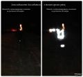 Световозвращатели делает пешехода заметным на трассе на 150 метров раньше