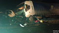 Двое погибли в ДТП с участием двух легковых и двух грузовых авто на трассе Тюмень-Омск