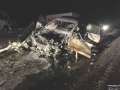 Водитель «Тойоты Лэнд Крузер» погиб в ДТП с большегрузом и автобусом на автодороге Тюмень-Ханты-Мансийск