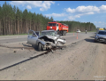 Водитель ВАЗ-2112 погиб после столкновения с «Калиной» в районе поселка Богандинский