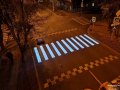 Три «зебры» стали светиться на пешеходных переходах в Тюмени