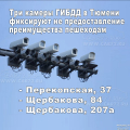 Три камеры ГИБДД в Тюмени фиксируют не предоставление преимущества пешеходам