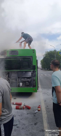 Два автобуса вчера горели в Тюмени