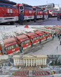 Тюменские пожарные получили 10 автоцистерн и две автолестницы