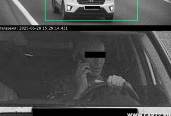 В Тюмени новые камеры штрафуют за телефон в руках, за выключенные фары (ДХО) и за непристёгнутый ремень.