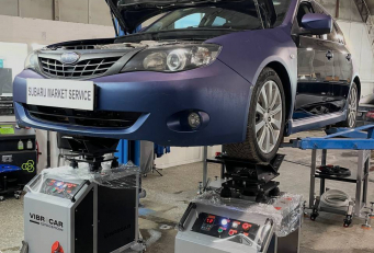 Диагностика подвески с помощью высокоточного вибростенда в Тюмени