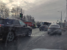 Два грузовика столкнулись у Автовокзала 
