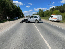 13-летний подросток взял у дяди мотоцикл и попал на нем в ДТП на Ирбитском тракте 