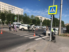 4 человека пострадали в ДТП SsangYong и Toyota на ул. Широтной 