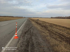 "Ауди А4" съехал в кювет на 144-м километре автодороги Курган-Тюмень 