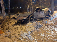 «Бесправник» на «Тойоте» разбился насмерть об дерево на Старотобольском тракте 