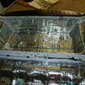 Демфирование днища багажника Виброфильтром ВФ 100 НП