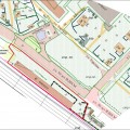 Выкопировка плана города с границами земельных участков