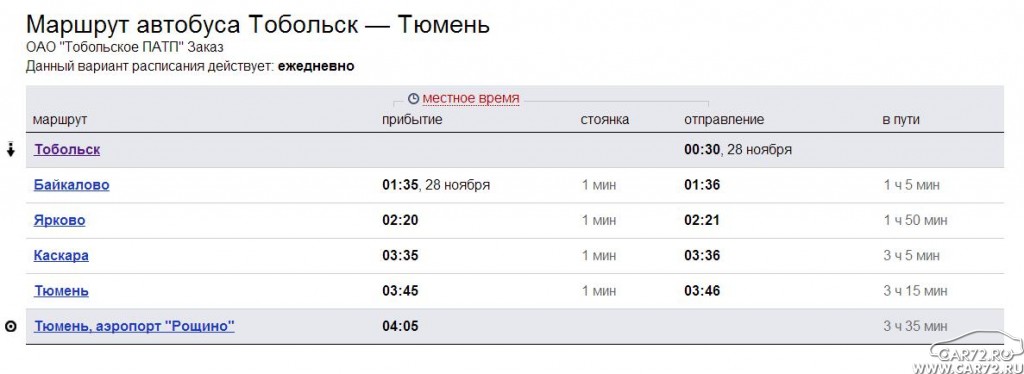 Автовокзал тобольск карта