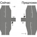 Предложение организации движения на "метелёвском" перекрестке