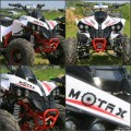 Подростковый квадроцикл Motax Raptor 7 – дизайн данной модели выполнен в агрессивном стиле. Гидравлические подвески, усиленная рама с задним маятником – являются особенностью подросткового квадроцикла raptor 7. Двигатель 4х тактный  Zongshen, мощностью 10