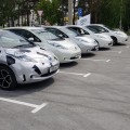 Большинство Nissan Leaf предыдущего поколения.