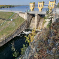 Дамба Белоярское водохранилище