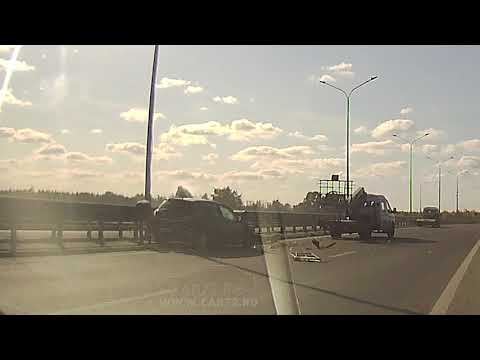 Видео момента ДТП на объездной со стороны Антипино в сторону Федюнинского