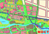 вантовый мост в Тюмени