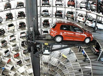 Многоярусная автоматизированная парковка  в Тюмени