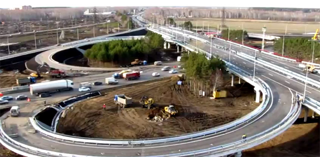 развязка по улице Московский тракт